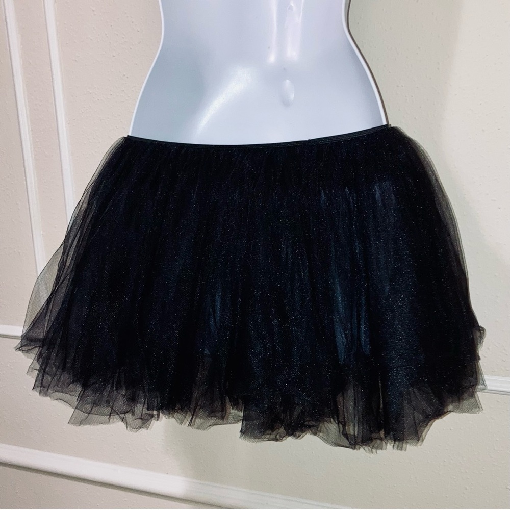 Chic Black Tulle Mini Skirt sz.M - Picture 5 of 5